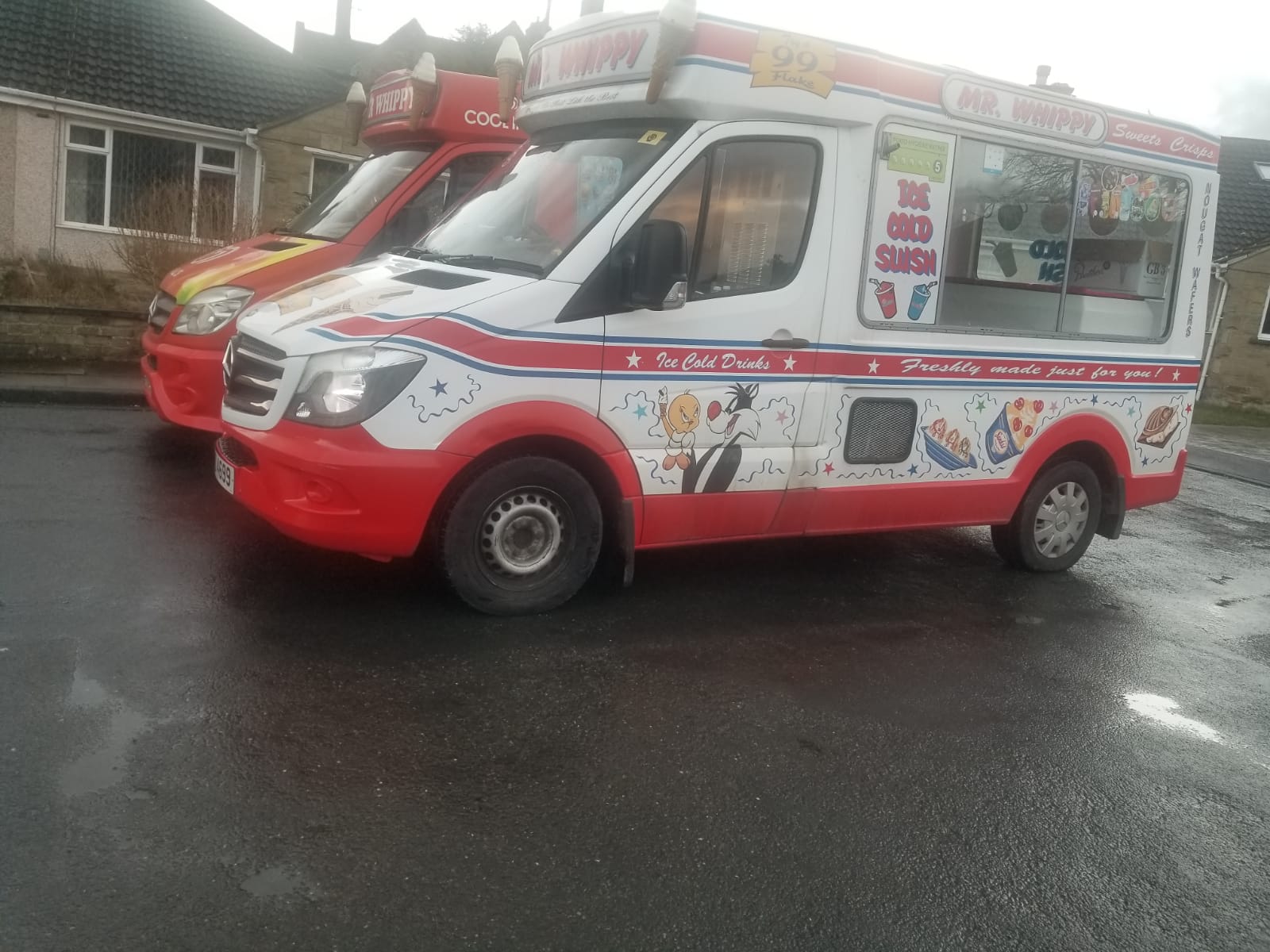 Mr Whippy ice cream vans ready for hire